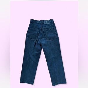 Versace women’s black straight leg jeans